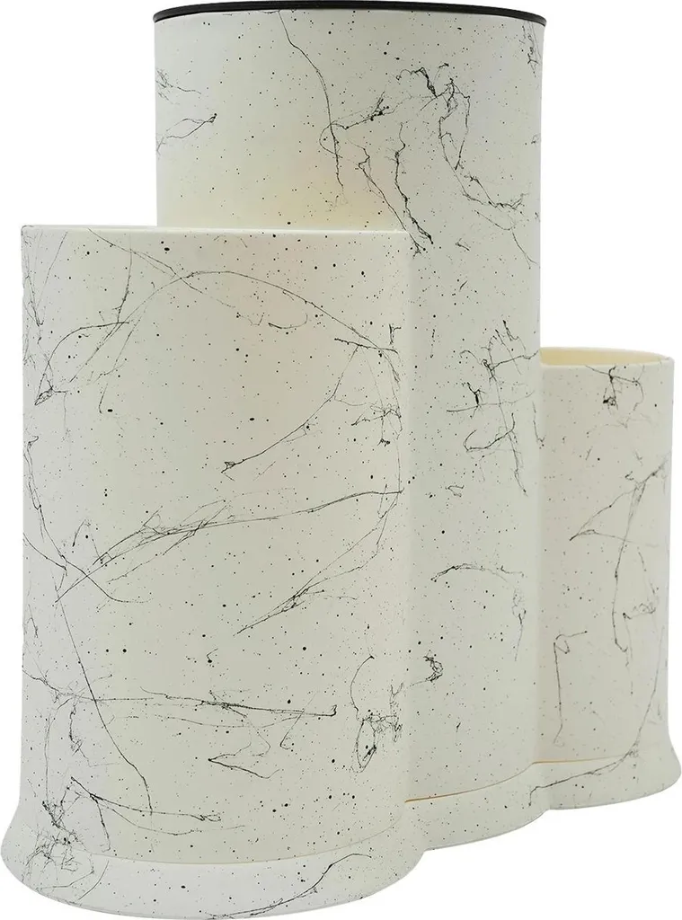 Rangement couteaux sain et stable : bloc blanc fer et plastique sûr
