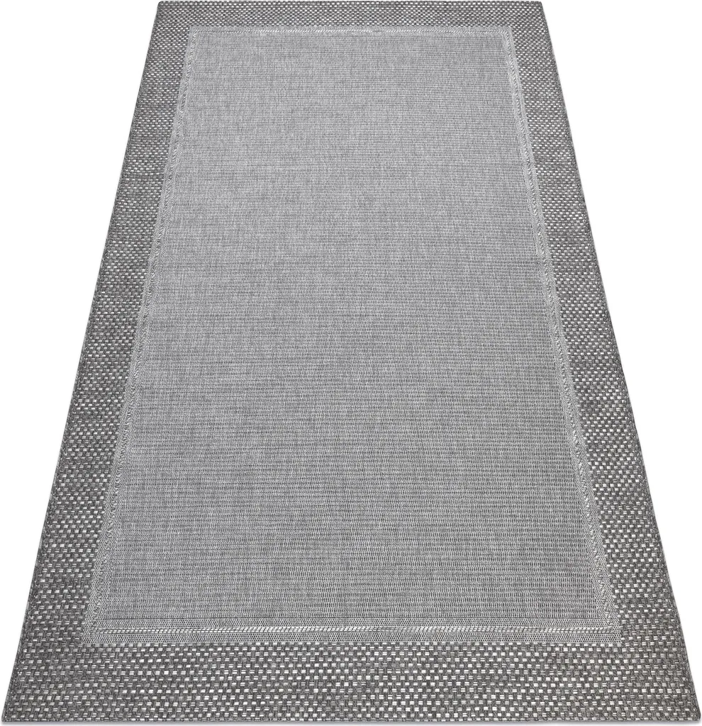 Tapis Sisal Gris Anti-Taches et Robuste pour Entrée et Cuisine 120x170