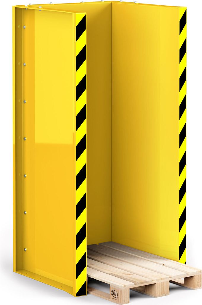 RR Industrietechnik Paletten Stapel Station RPS-15 BxTxH 1020x945x2145 mm RAL 1023 Verkehrsgelb