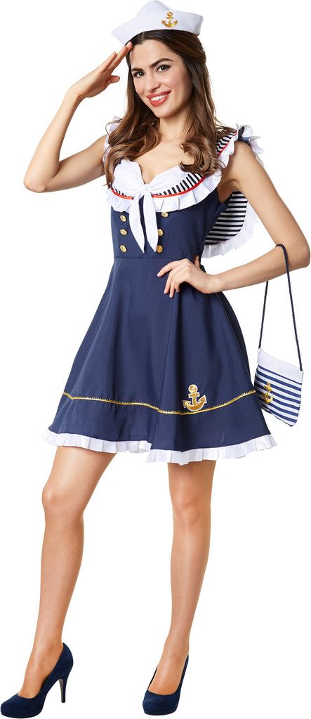 dressforfun Frauenkostüm Matrosenbraut