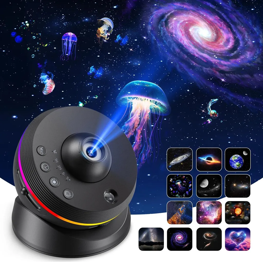 Projecteur Galaxie 4K HD LED à Rotation 360° - Alimentation Secteur