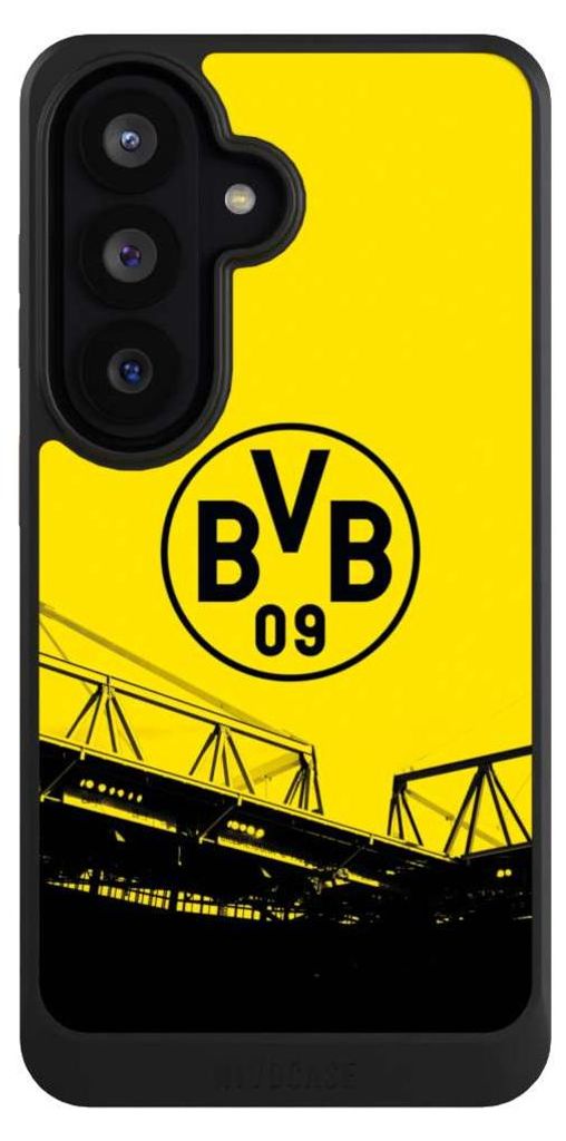 NIVOCASE Hülle für Samsung Galaxy S26 Handyhülle NIVOcore Case Schwarz BVB Borussia Dortmund Fanartikel