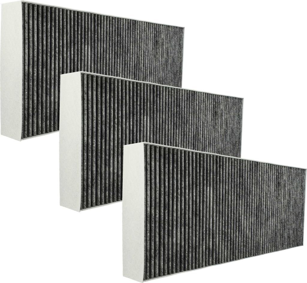 vhbw 3x Aktivkohlefilter kompatibel mit Bosch DBB97AM60, Produktbild 