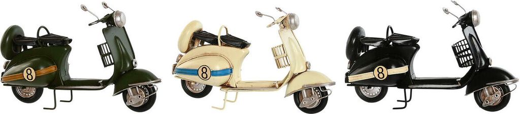 Deko-Figur Home ESPRIT Weiß Schwarz grün Vintage 26 x 10 x 16,5 cm (3 Stück)