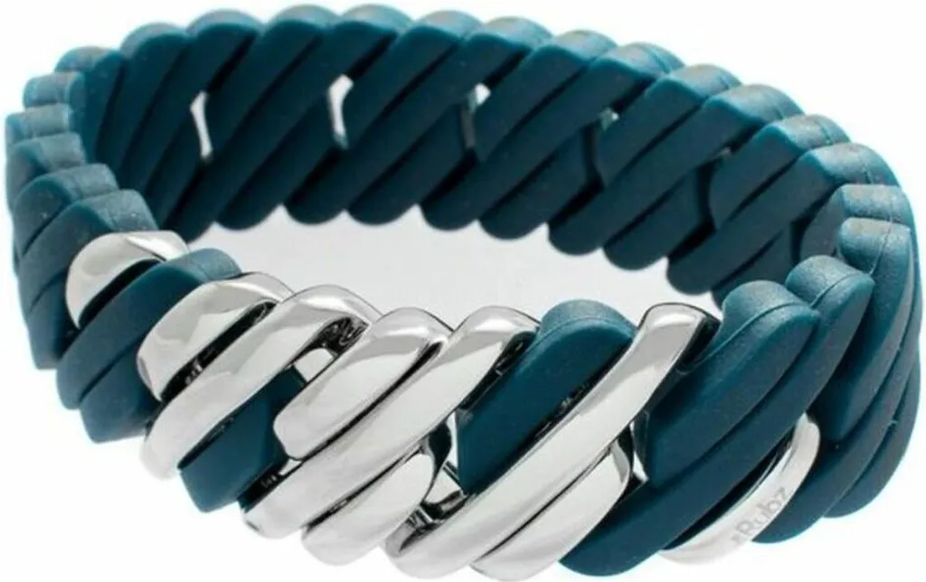 Idea Regalo Perfetta: Bracciale TheRubz 100160 Azzurro e Argento