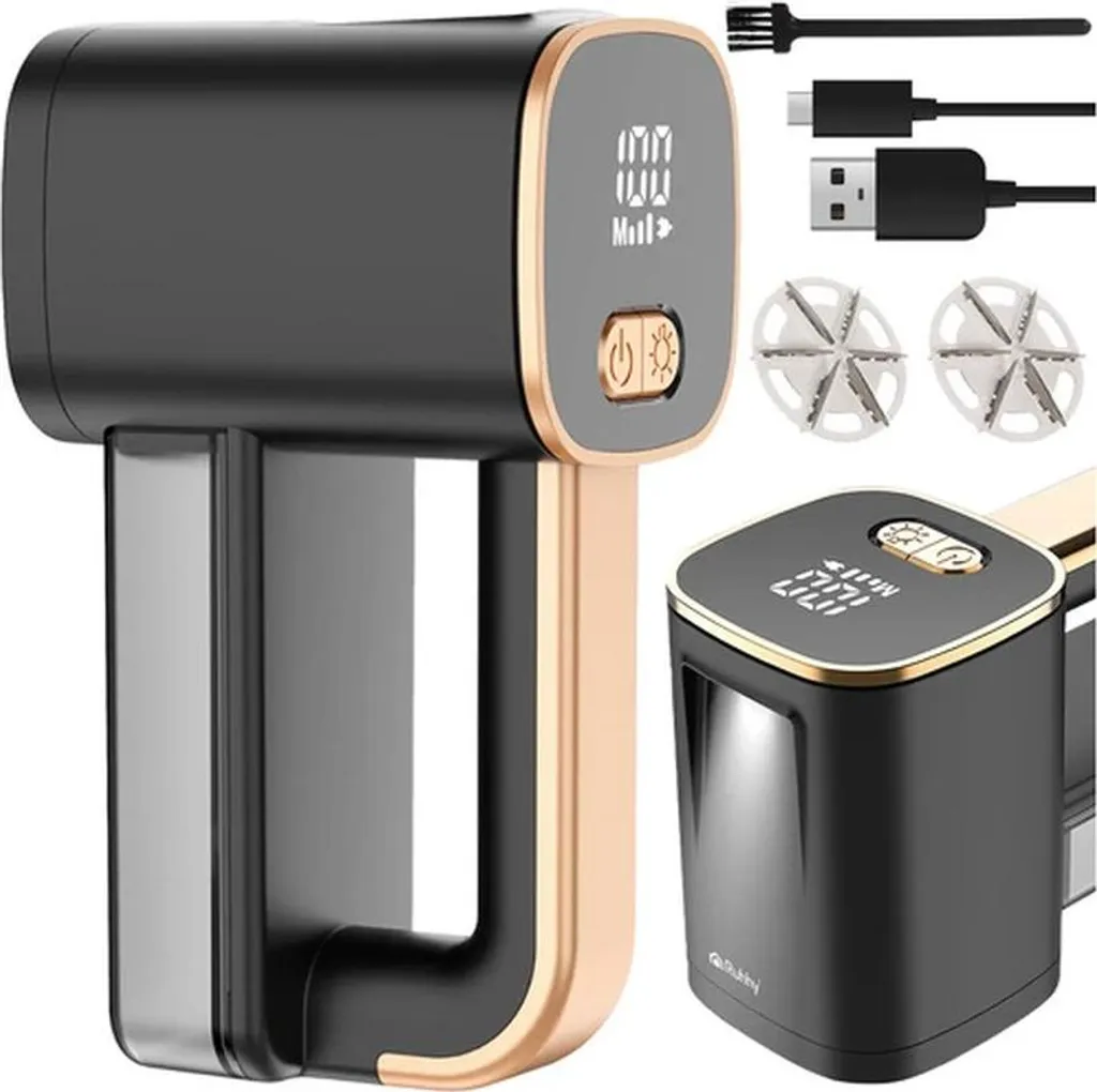 Ruhhy 26642 Spazzolino AKU, 1800 mAh, 3,7 V, nero