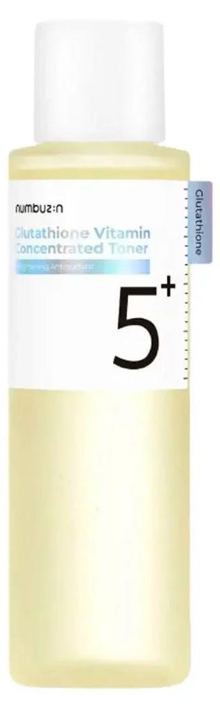 Numbuzin No.5 Vitamin Boosting Essential Toner 200 ml – Gesichtswasser mit Vitamin C, Niacinamid & Glutathion – Essence Toner gegen dunkle Flecken