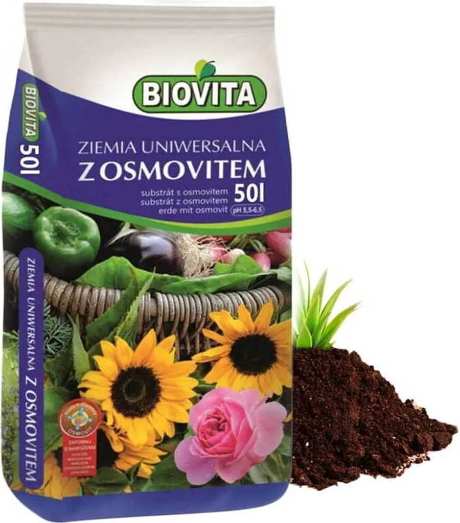 Terreau universel fleurs avec Osmovit 50L - Nutrition longue durée