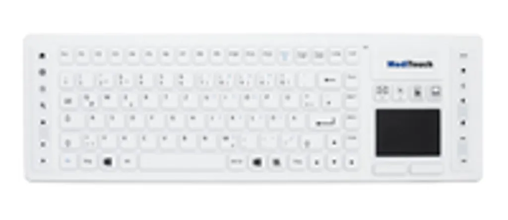 Baaske MTA MediTouch BLT02 IP67 Clavier en Silicone Blanc pour Médical