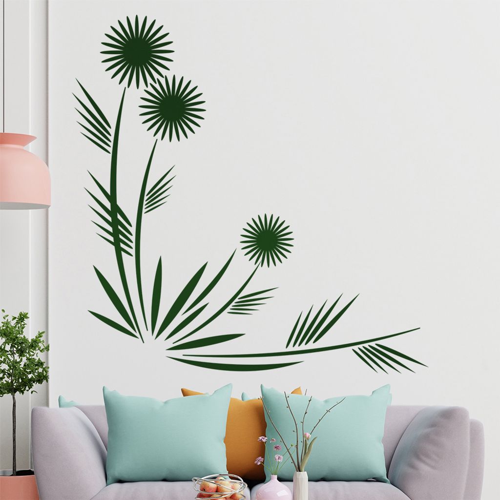 Zweige - Ornamente - Baum Wandtattoo in 6 Größen - Wandaufkleber Wall Sticker - Dekoration, Küche, Wohnzimmer, Schlafzimmer, Badezimmer