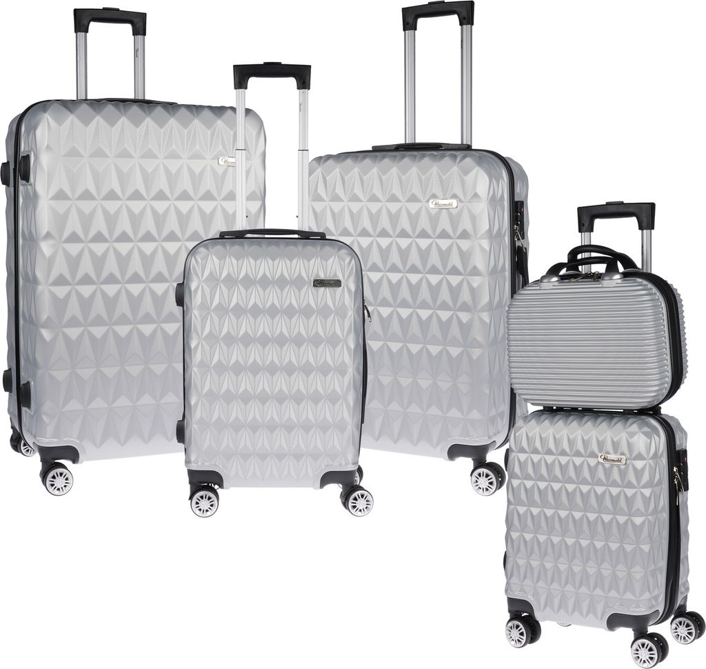 Weissmantel 5er Koffer Set Hartschalenkoffer Koffer Trolley Produktbild