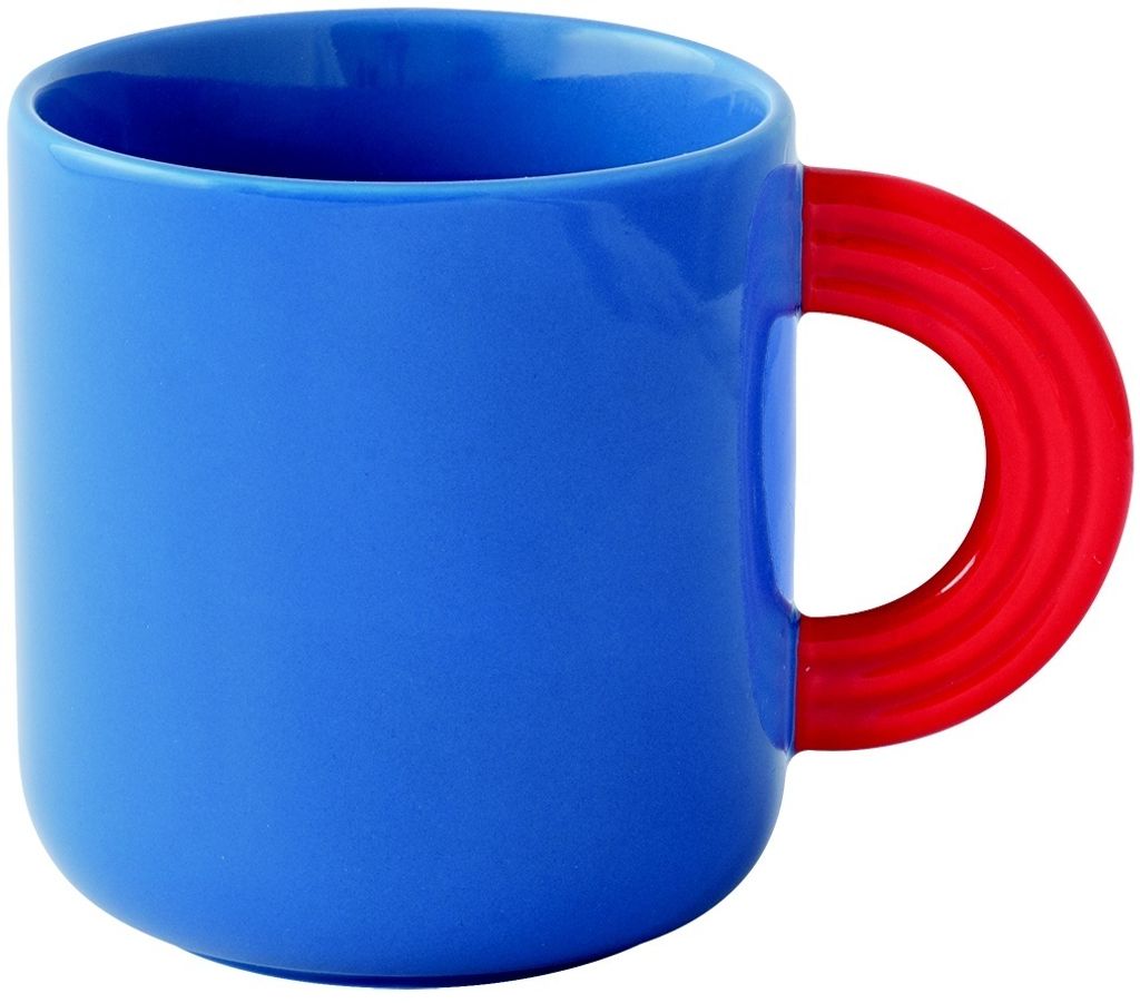 Coffret Mug Bleu & Rouge Creative Design Artistique, Image du produit 