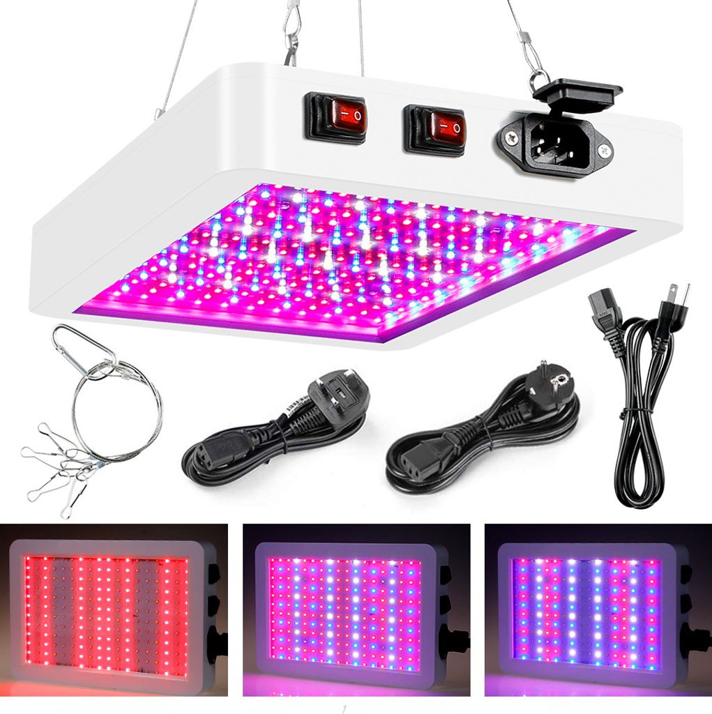 312LED Pflanze Lampen wachsen Pflanze Lichter Vollspektrum Gewächshaus wachsende Lampe für Indoor-Pflanzen Veg Hydroponischen Phytolamp