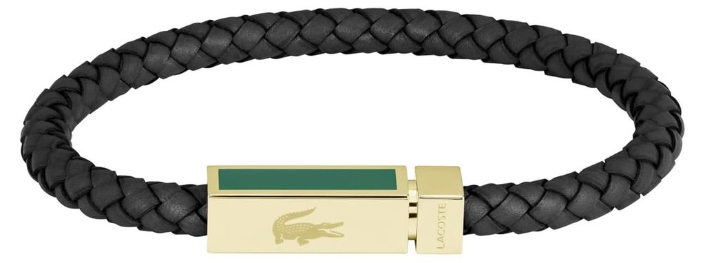 Bracciale in pelle nera da uomo Rockel 2040451 Immagine del prodotto 