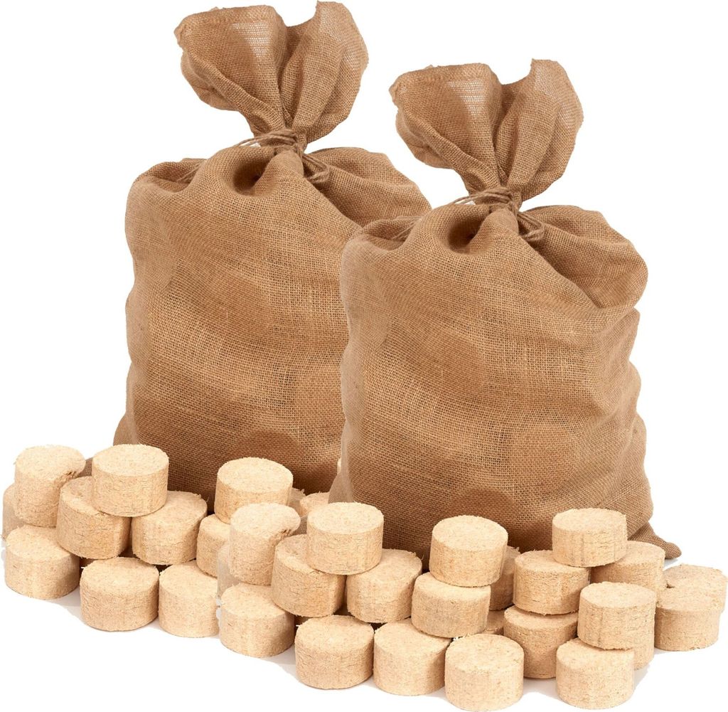 Dřevěné brikety Floranica 100% lisované brikety z tvrdého Obrázek produktu