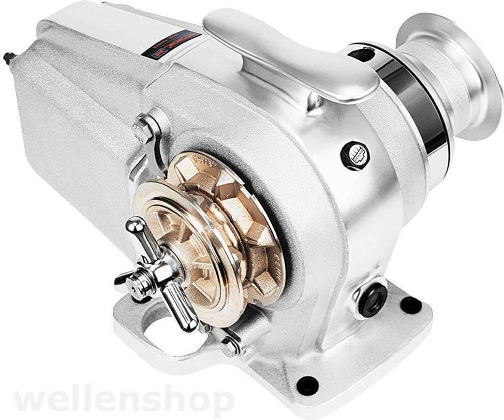 elektrische Lofrans Ankerwinde Tigres horizontal, Ø8mm Kette, mit Spill und Getriebemotor 1500W 24V