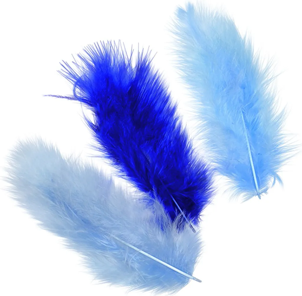Plumes pour Création de Bijoux et Mariage - Pack 10 Plumes de Marabout