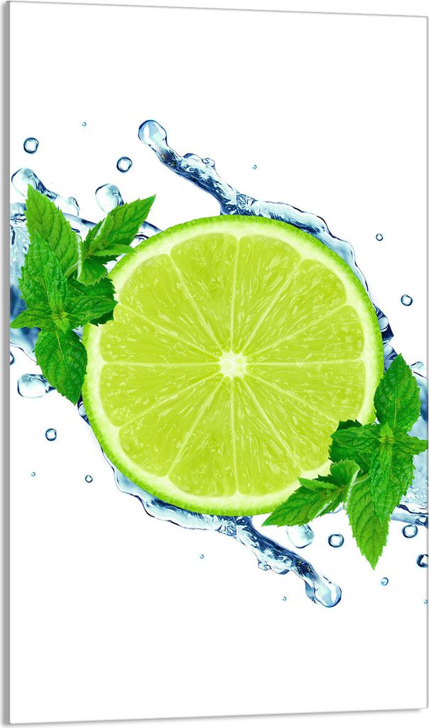 Glasschneidebrett 30x52 Limette