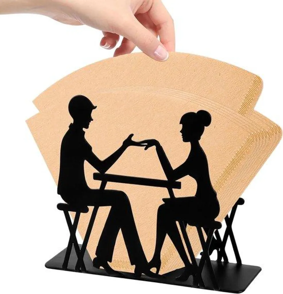Support pour filtres à café grande capacité - Organisateur de comptoir