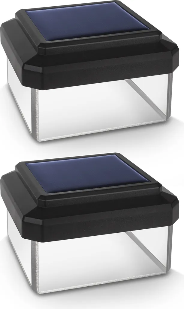 2 Luci Solari per Palo GreenBlue GB127 80x80 | Sicurezza e Risparmio