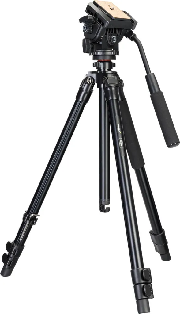 Trépied compact Levenhuk VT30 noir 30 cm à haute stabilité - 3 sections