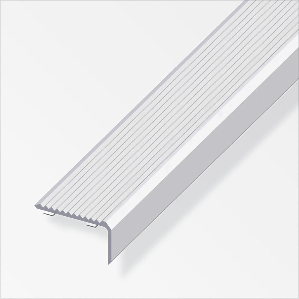 alfer Treppenprofil 1 m, 41 x 23 mm Aluminium eloxiert Produktbild 