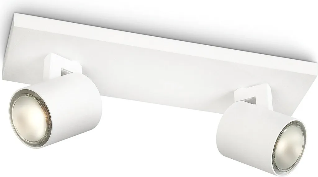 Philips Runner Barra 2 Luci Bianca GU10 | Lampada da Soffitto Orientabile