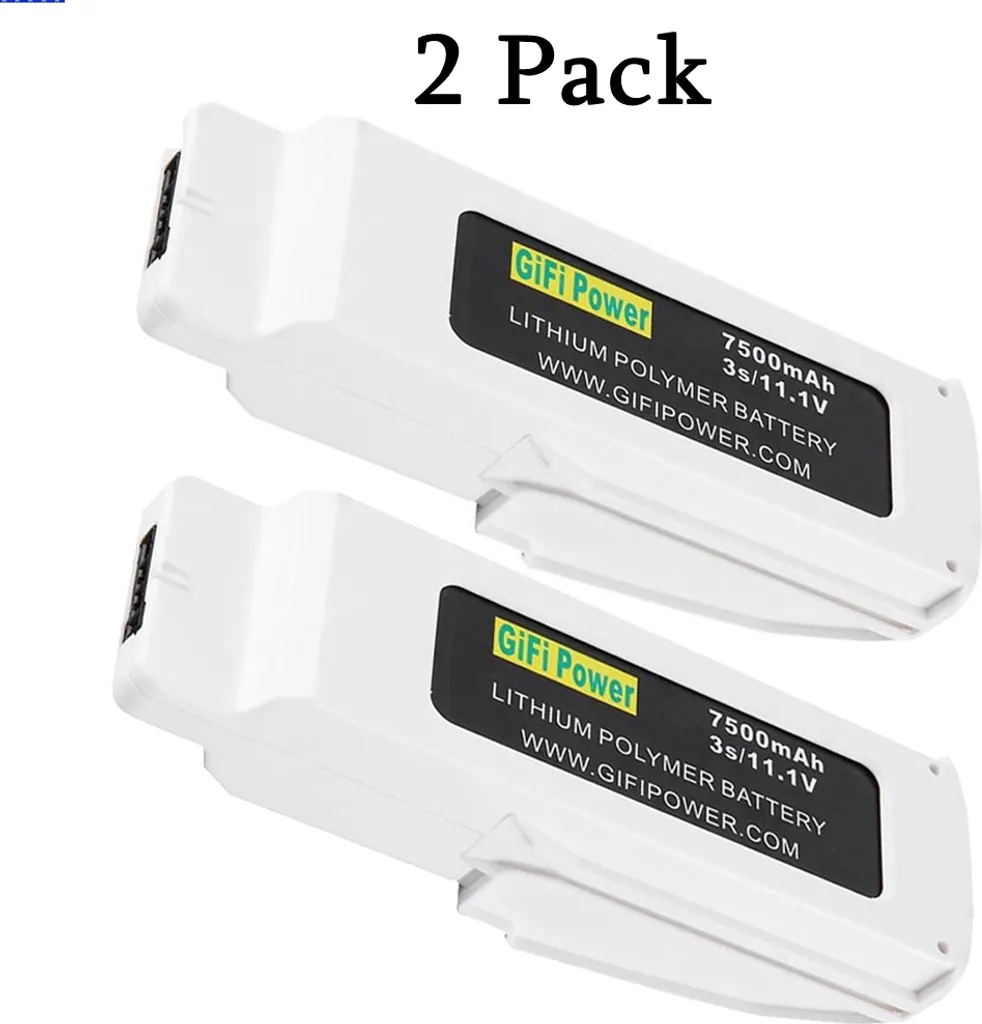 Pack de 2 Batteries de Rechange pour Drone RC Blade Chroma 11.1V 7500mAh