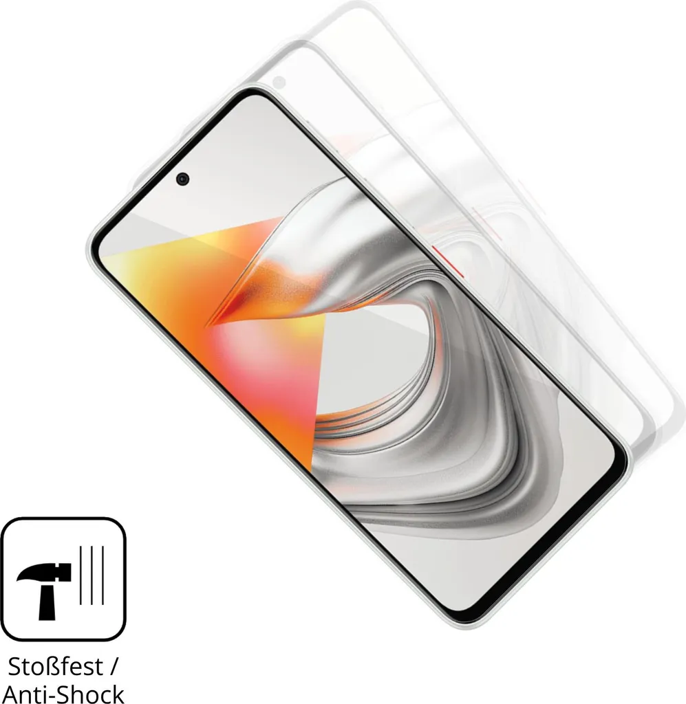 Dipos FLEX 3 Pellicole Protettive Full Cover Per HiSense A5, Anturto, Trasparenti