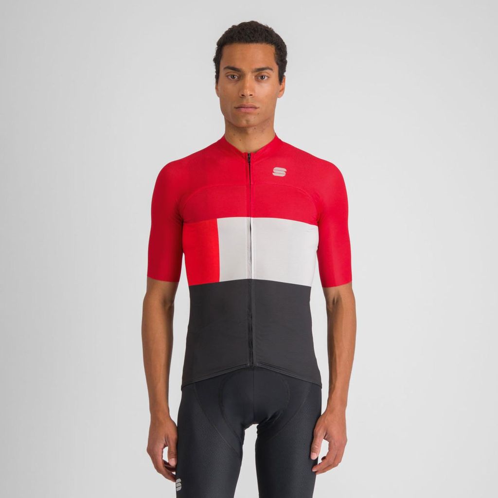 SPORTFUL Kurzarm Fahrradtrikot - SNAP - Rot/Schwarz M