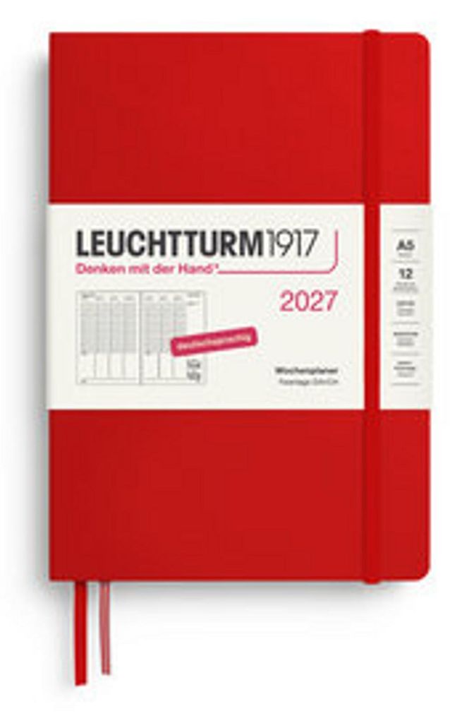 Wochenplaner Medium A5 Cherry 2027