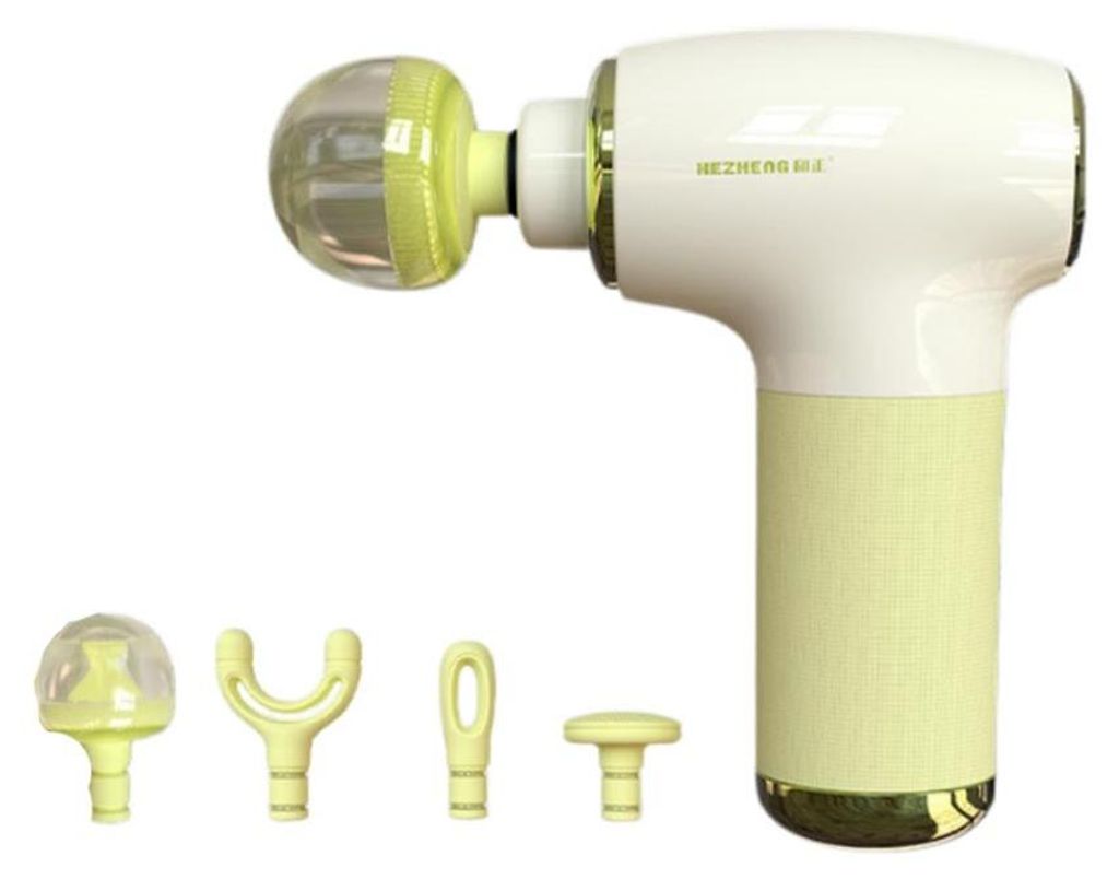 INF Jelly Fascia Gun Kabellose 4-Stufen Massagepistole 1500mAh USB Grün