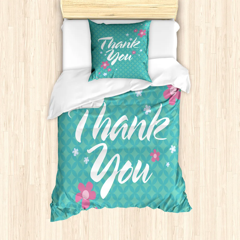 ABAKUHAUS Grazie Set copripiumino per letti singoli, motivo floreale, antiacaro, adatto a chi soffre di allergie, con federa, 135 cm x 200 cm - 80 x 80 cm, multicolore