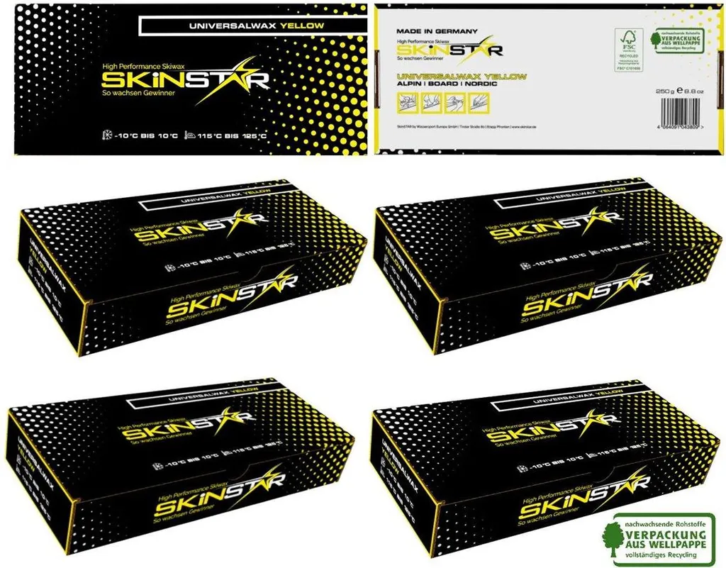 Fart de Glisse Universel pour Ski de Fond et Alpin - Bloc de 1000g