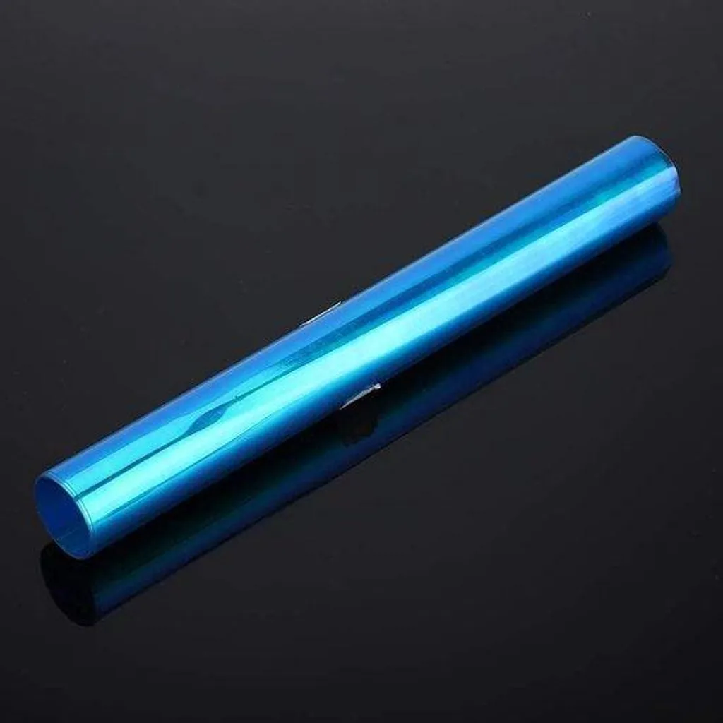 Film bleu foncé autocollant pour phares de voiture 30x100cm vinyle