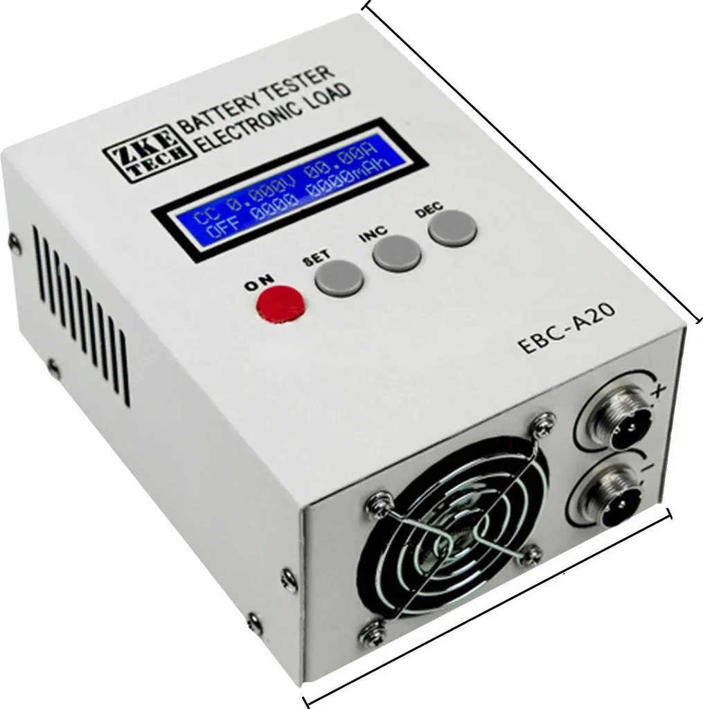 Tester della capacità della batteria, misurazione di alta precisione, modalità di test versatili, bianco sporco