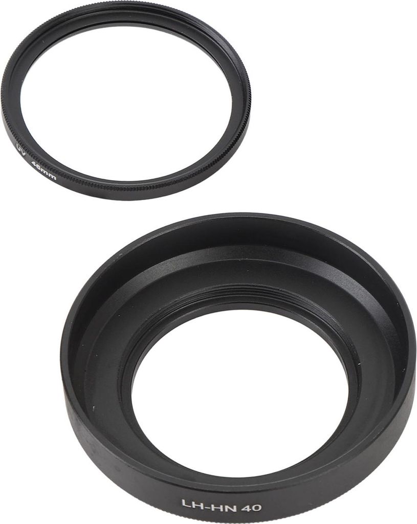 46 -mm -Objektivhaube mit HN40 -Farbton mit HD -UV -Filter und Kappe für Z DX 16 bis 50 mm 1,5 6,3 VR
