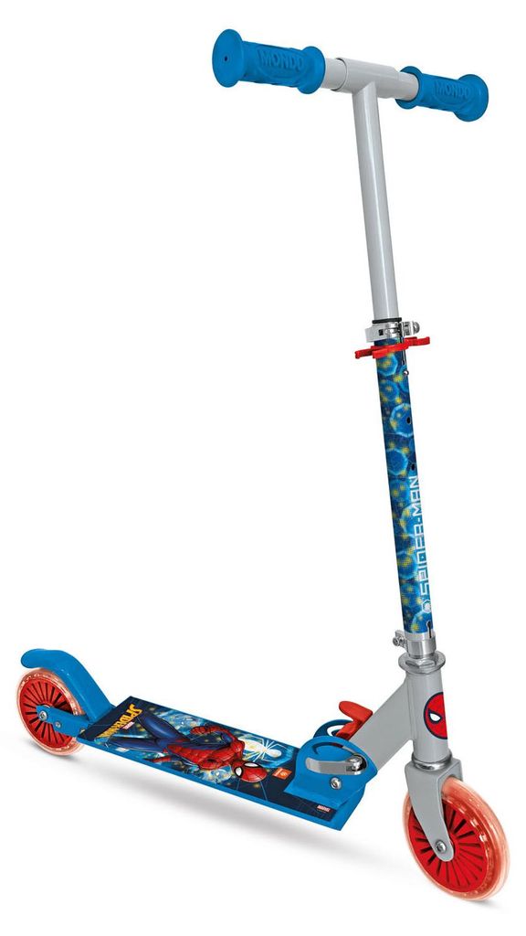 Scooter Mondo Alu 28687 Spiderman Rood/blauw Productafbeelding 