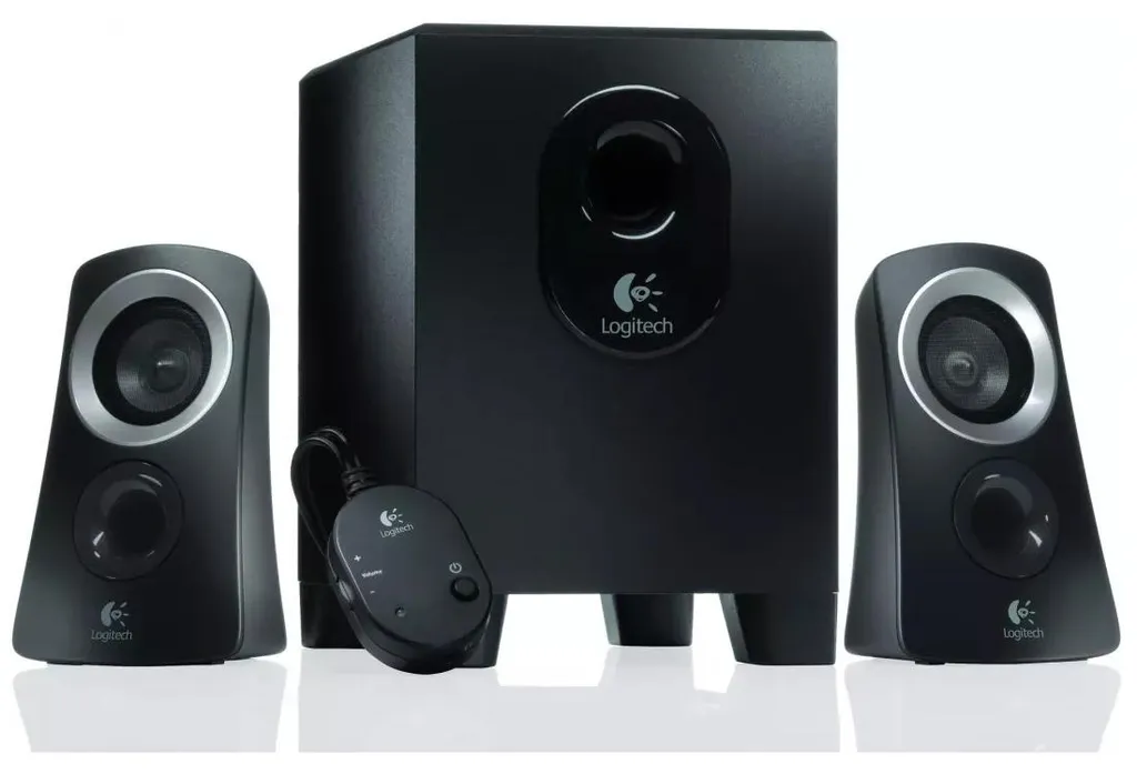 Enceintes PC 2.1 Logitech Z313 Son Multimédia avec Commande Filaire Noir - 19