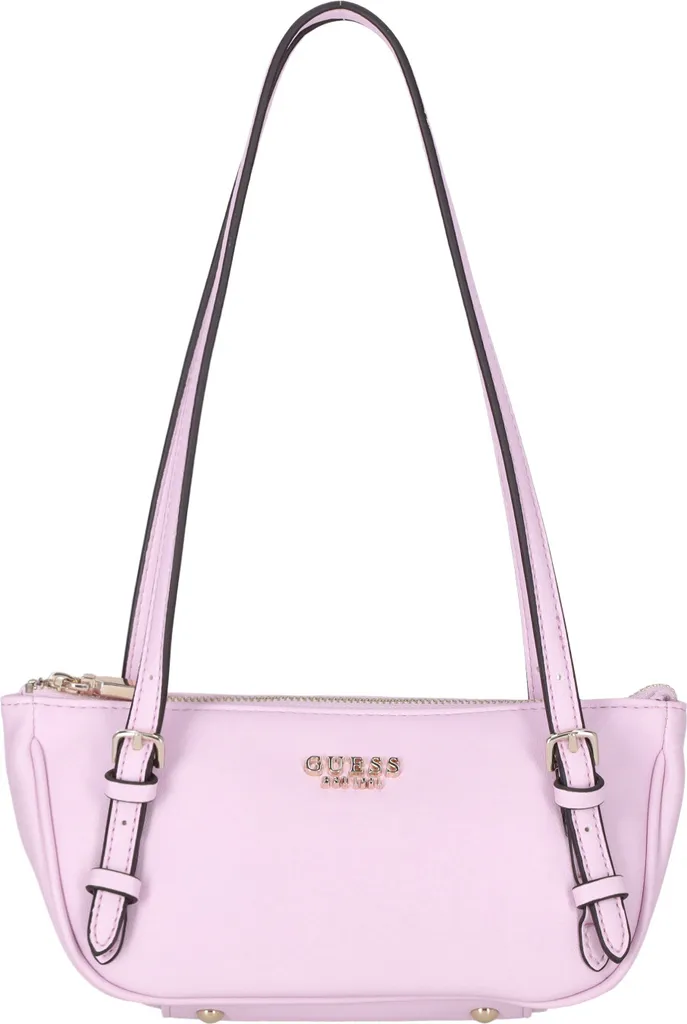 Sac Guess Cerelia Mini Shoulder Rose poudré en cuir synthétique chic