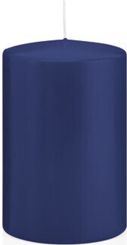 Stumpenkerzen in RAL-Qualität Dunkelblau Ø 38 x 60 mm, 24 Stück