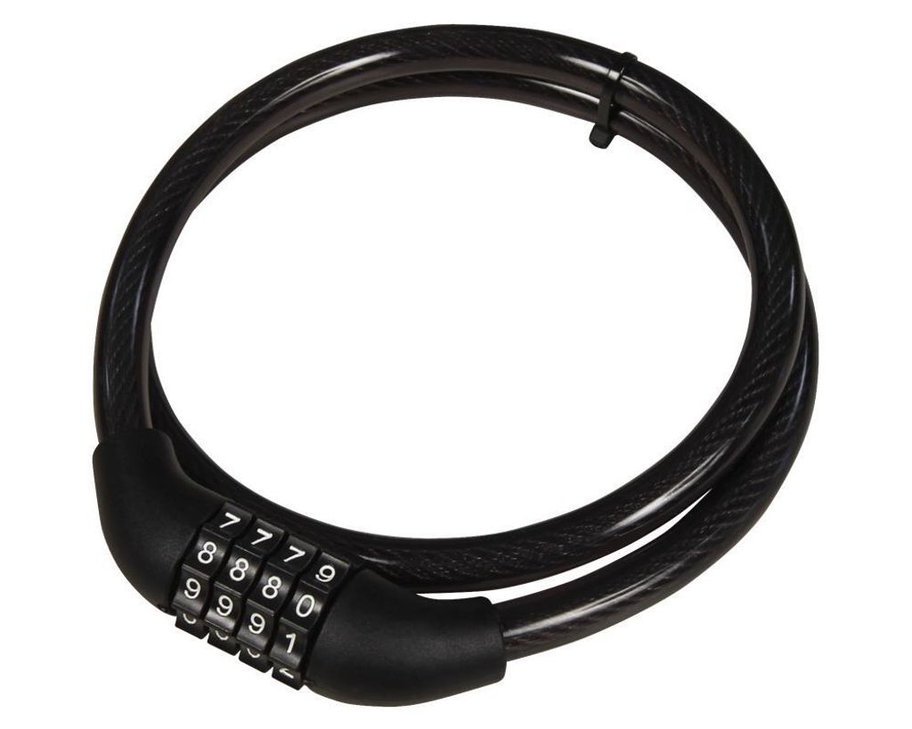 Filmer 43.015 Lucchetto a spirale per bicicletta a 4 cifre Immagine del prodotto 