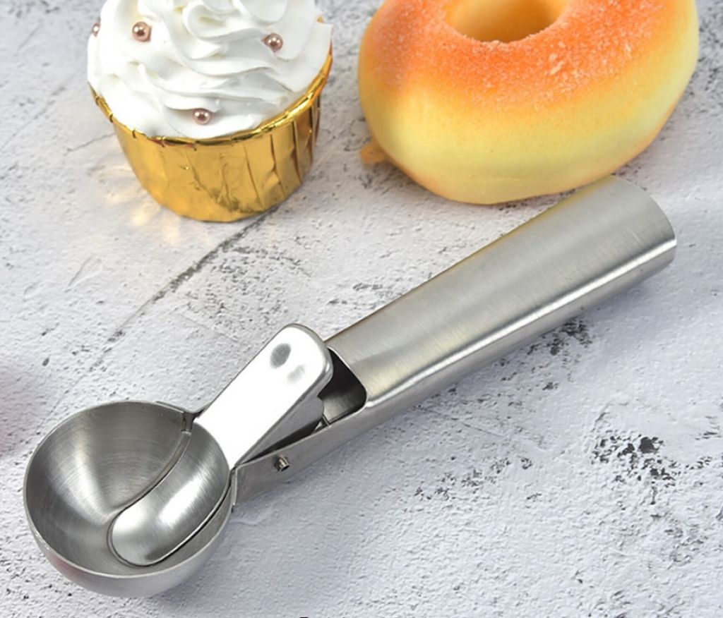 18 cm Eisportionierer aus Edelstahl