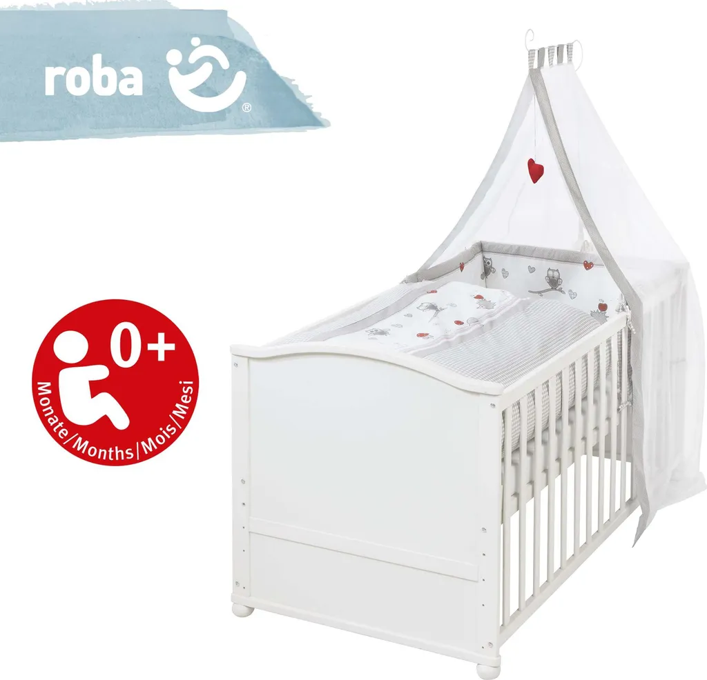 Ensemble combiné Roba Adam & Eule 0391W-3 V148 pour lit bébé complet