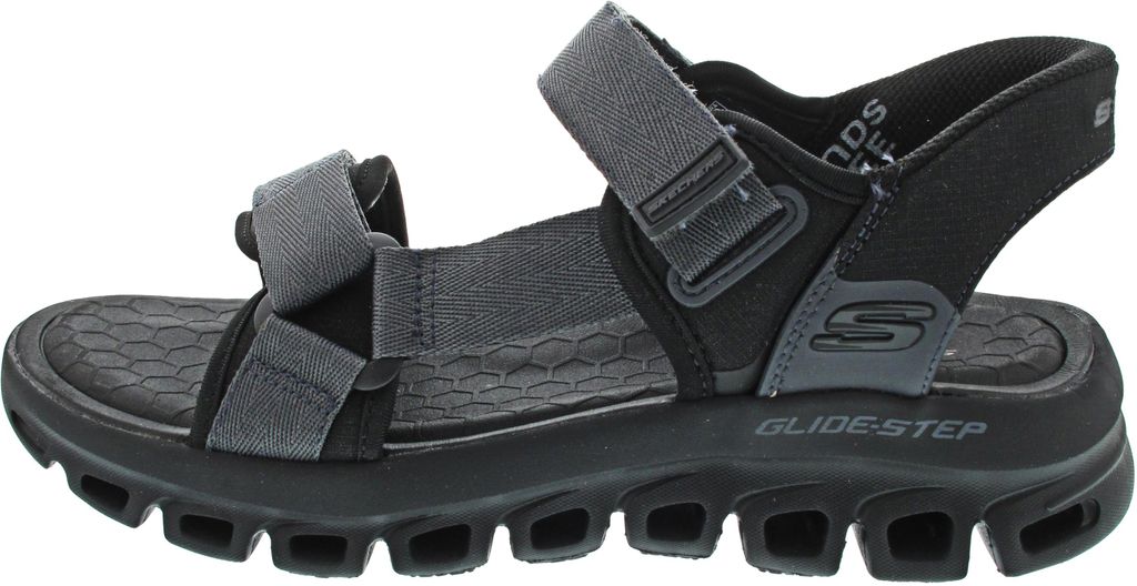 Skechers Glide Step Dovah Sandale Schwarz Produktbild 