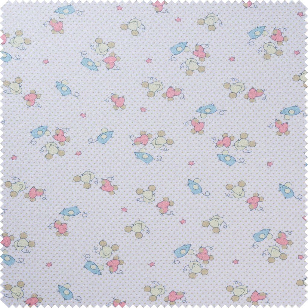 Jersey-Stoff "Mäuse" 150 cm breit, Meterware