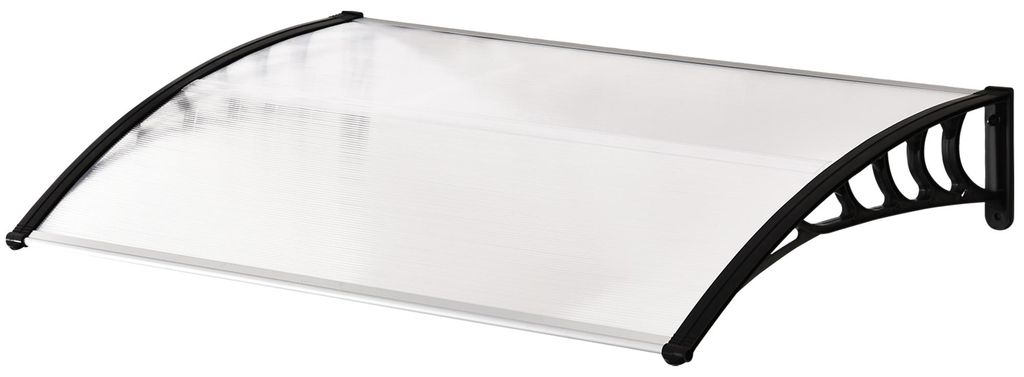 Outsunny Overkapping voor voordeur, afmetingen 90 x 150 cm, Productafbeelding 