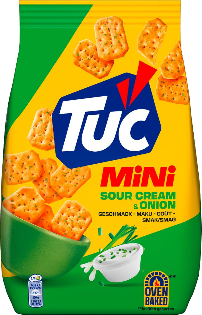 TUC Mini Sour Cream Onion Mini cracker croustillant plaisir Image du produit 