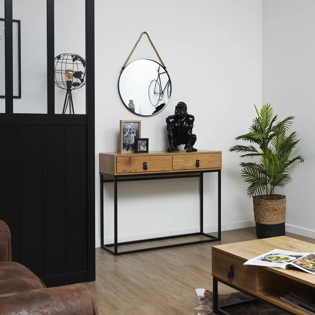 Console Fine Abbott : Gain de Place et Style pour Entrées Étroites - 8