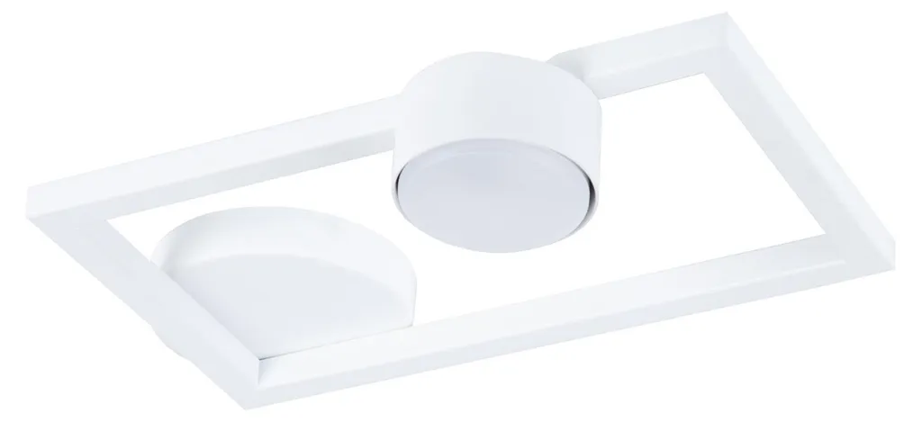 Plafonnier Projecteur Design Blanc en Métal Sigma FRAME pour Ampoule GX53
